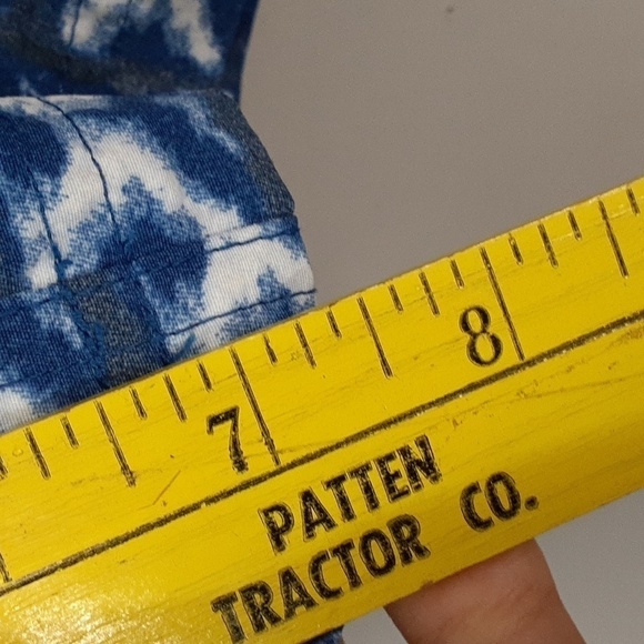 Caribbean Swimwear Men's Blue Print Swimming Trunk Shorts - Picture 5 of 9